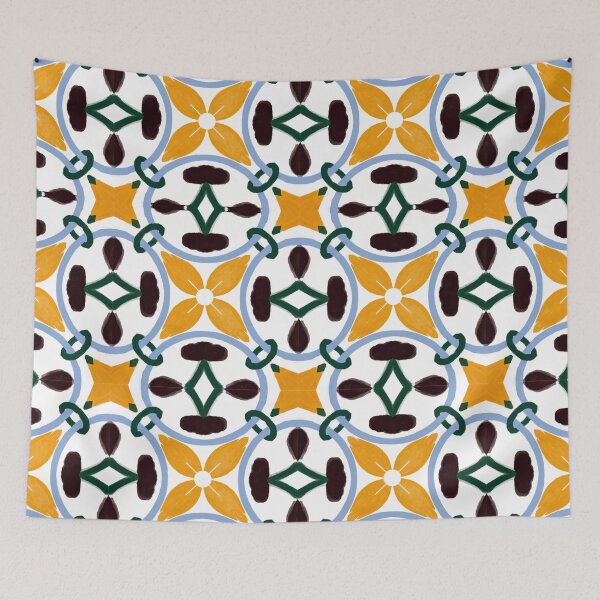 Item preview, Patrón de flor amarilla designed and sold by LidiaVital.