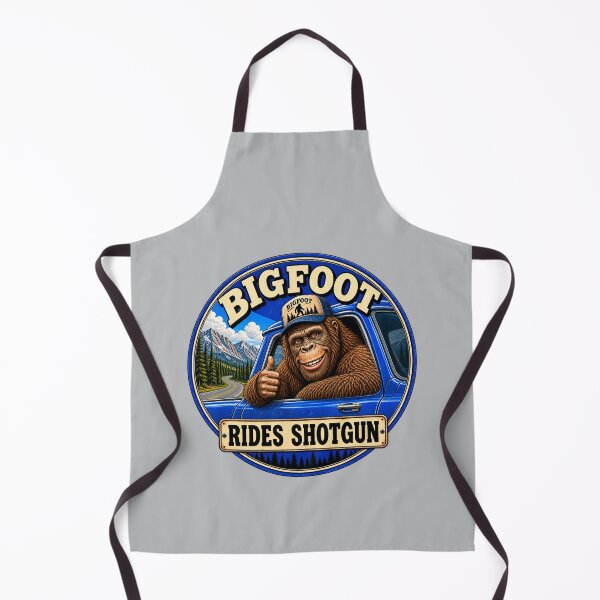 Item preview, Bigfoot rides shotgun designed and sold by BritishDelights.