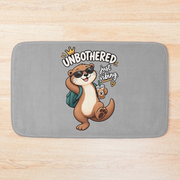 Item preview, Funny Otter Meme Collection - Unbothered Otter Meme Cartoon - Just Vibing - Funny Animal Humor designed and sold by MiraLumeStudio.