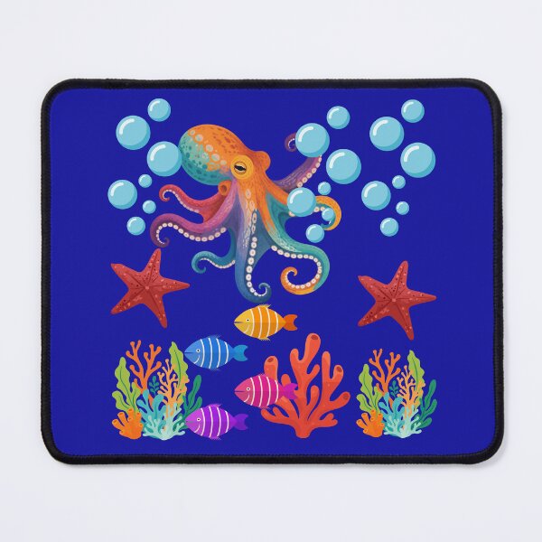 Item preview, Colorful Octopus and Marine World designed and sold by DidiDesignShop.