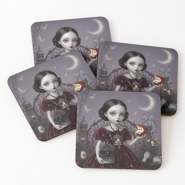 Item preview, The Poison Apple – Gothic Doll | Dark Fairytale Art. Pop Surrealism, Lowbrow Art designed and sold by Piagor.