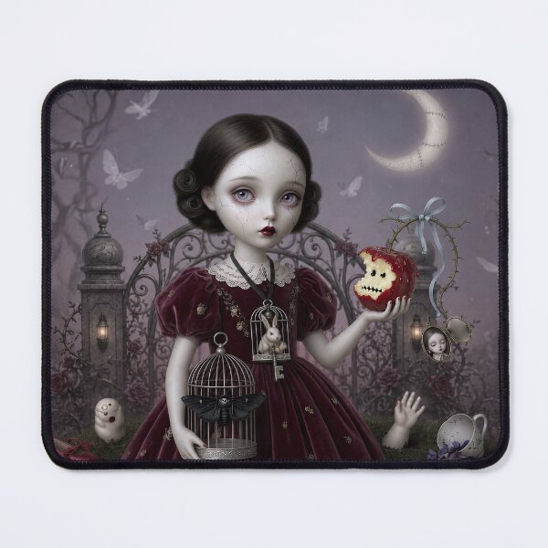Item preview, The Poison Apple – Gothic Doll | Dark Fairytale Art. Pop Surrealism, Lowbrow Art designed and sold by Piagor.