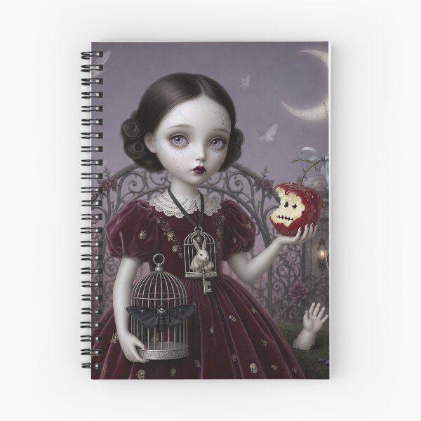 Item preview, The Poison Apple – Gothic Doll | Dark Fairytale Art. Pop Surrealism, Lowbrow Art designed and sold by Piagor.
