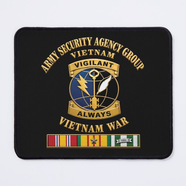 Item preview, Army - Army Security Agency Group DUI - w SVC Ribbons - 3D - Enhanced designed and sold by Military Insignia Products.