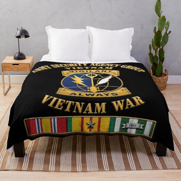 Item preview, Army - Army Security Agency Group DUI - w SVC Ribbons - 3D - Enhanced designed and sold by Military Insignia Products.