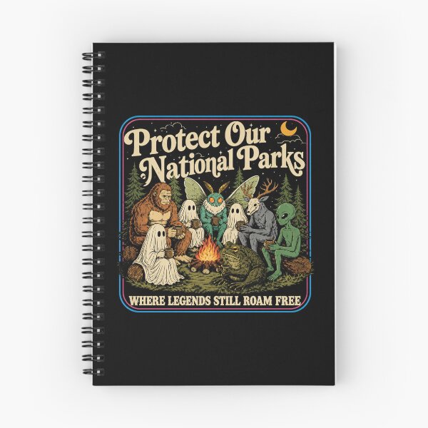 Item preview, Protect Our National Parks Mothman Cryptid Weirdcore Horror designed and sold by KodiakMillyy.