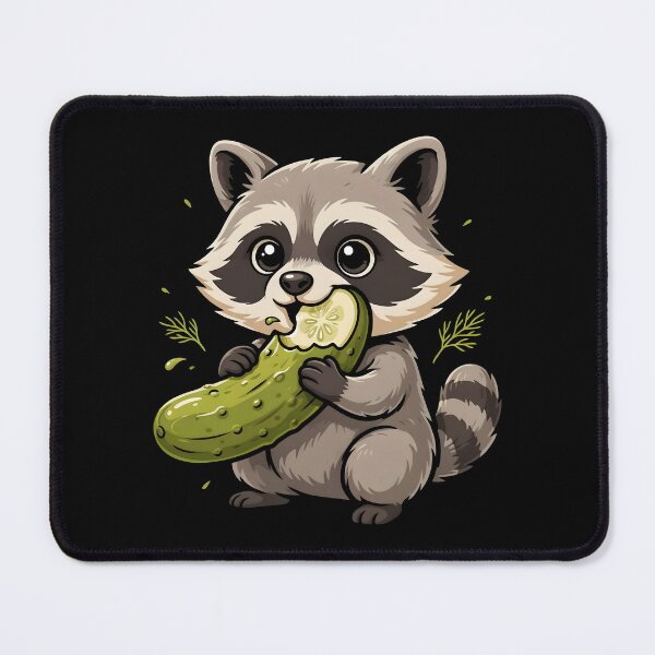 Item preview, Raccoon Eating Pickles Funny Raccoon Meme designed and sold by Redgiant87x.
