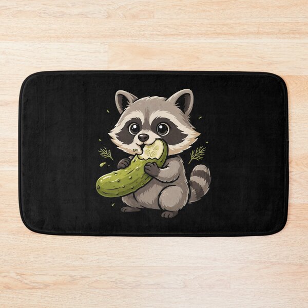 Item preview, Raccoon Eating Pickles Funny Raccoon Meme designed and sold by Redgiant87x.