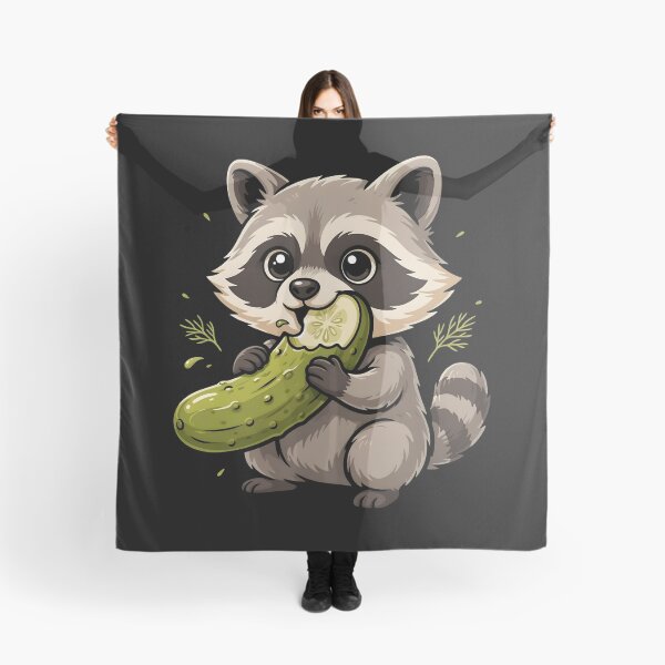 Item preview, Raccoon Eating Pickles Funny Raccoon Meme designed and sold by Redgiant87x.