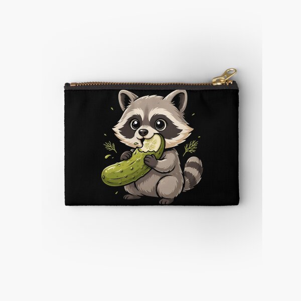 Item preview, Raccoon Eating Pickles Funny Raccoon Meme designed and sold by Redgiant87x.