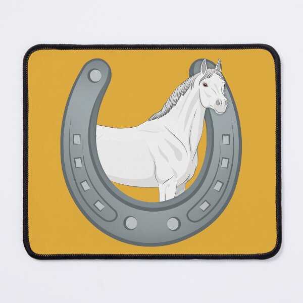 Item preview, An Abbayan horse in a horseshoe designed and sold by Cheval-de-coeur.