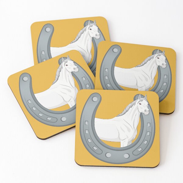 Item preview, An Abbayan horse in a horseshoe designed and sold by Cheval-de-coeur.