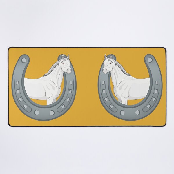 Item preview, An Abbayan horse in a horseshoe designed and sold by Cheval-de-coeur.