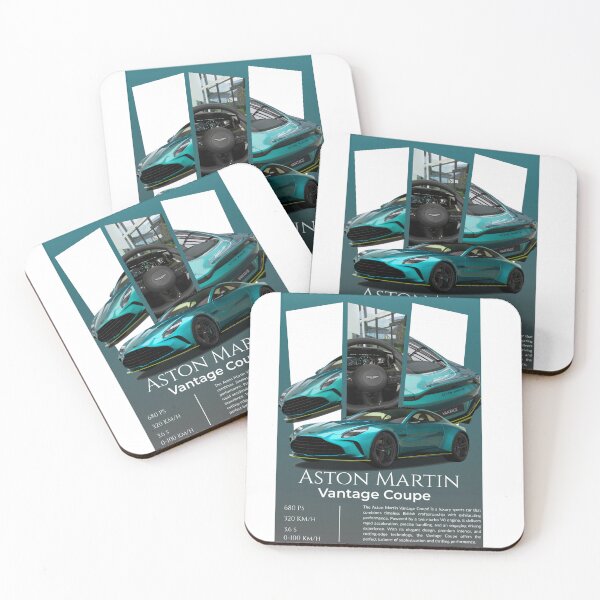 Item preview, Aston Martin Vantage Coupé British Luxury Sports Car Metal Print. designed and sold by VELOCITY_PRINTS.