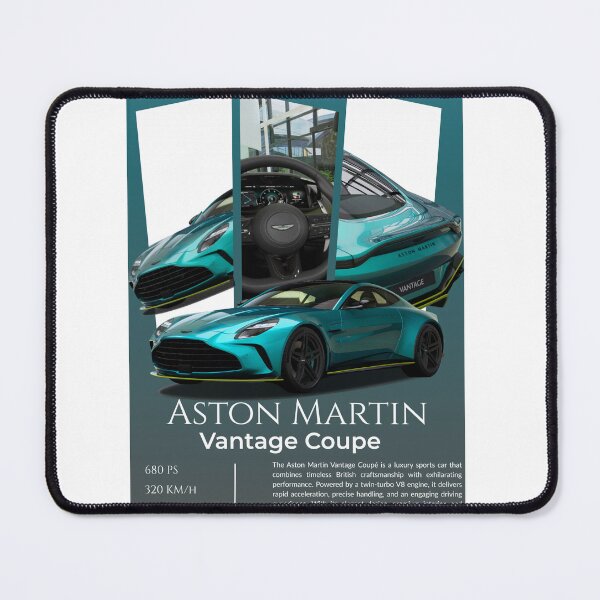 Item preview, Aston Martin Vantage Coupé British Luxury Sports Car Metal Print. designed and sold by VELOCITY_PRINTS.
