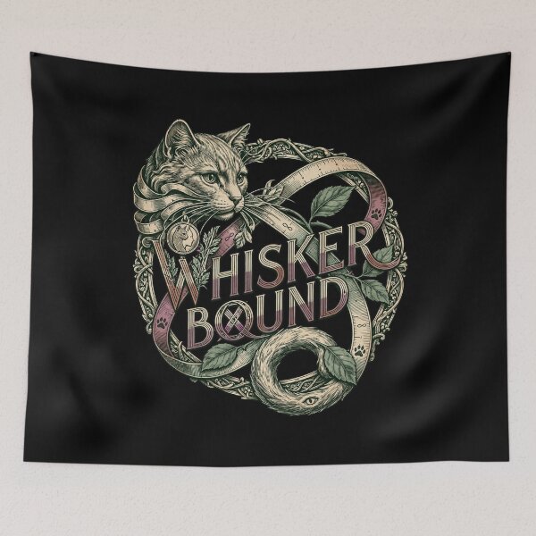 Item preview, Whisker Bound Shirt, Cat Lover T-Shirt, Feline Lover Gift, Cat Mom Gift, Cat Dad Gift, Kitty Lover Apparel, Vintage Cat Design, Cat Owner Shirt, Premium Feline Graphic designed and sold by Typologystudios.