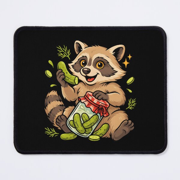 Item preview, Raccoon Eating Pickles Cute Pickle Lover Humor designed and sold by Redgiant87x.