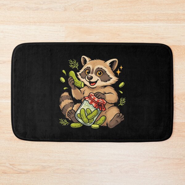 Item preview, Raccoon Eating Pickles Cute Pickle Lover Humor designed and sold by Redgiant87x.
