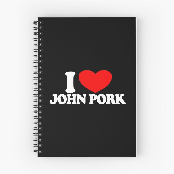 Item preview, I Love John Pork Red Heart John Pork Meme John Pork Gear designed and sold by courtney-charlt.