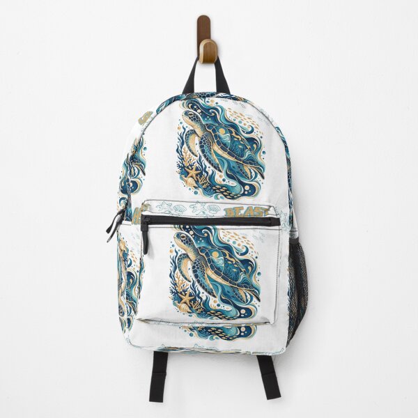 Item preview, Ocean Sea Turtle Art – Boho Nautical Turtle Illustration – Coastal Ocean Artwork – Sea Life Sublimation Design – Beach Lover Gift designed and sold by issacnova.