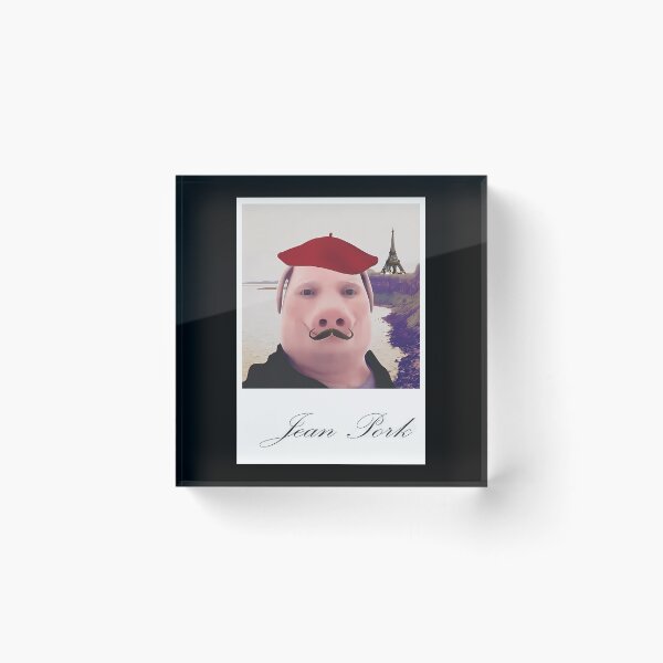 Item preview, Jean Pork (French John Pork Meme) designed and sold by courtney-charlt.