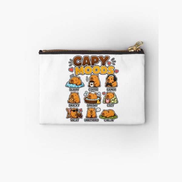 Item preview, Cute Capy Moods Funny Capybara Animal designed and sold by WeirdlyMild.