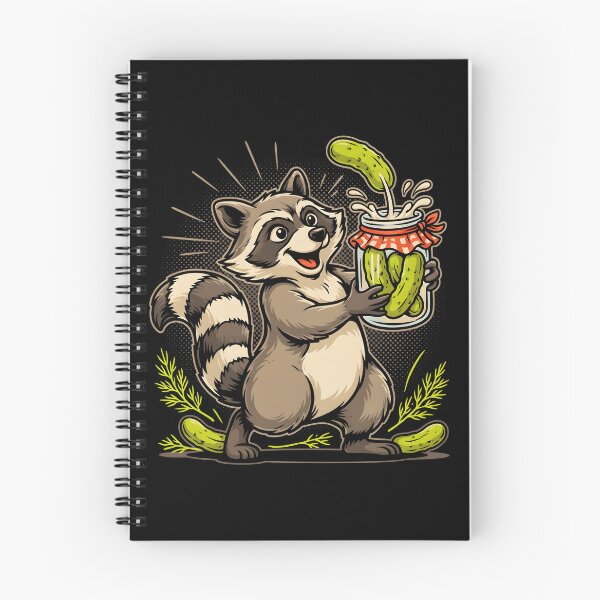 Item preview, Raccoon Eating Pickles Raccoon Humor designed and sold by Redgiant87x.