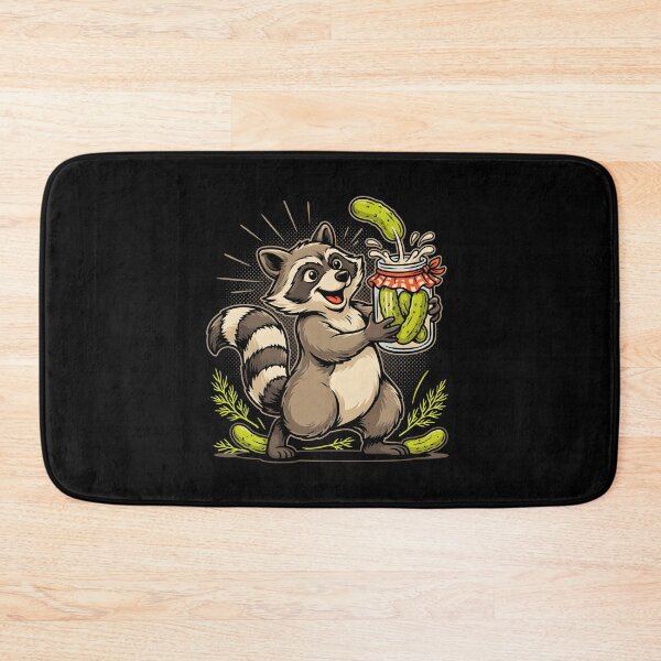Item preview, Raccoon Eating Pickles Raccoon Humor designed and sold by Redgiant87x.