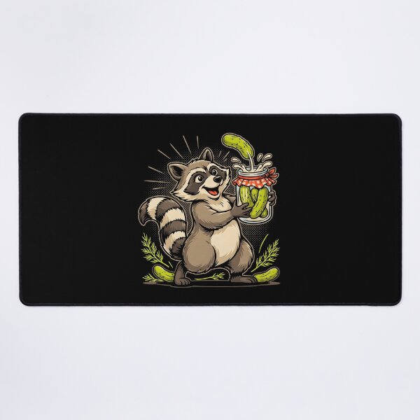 Item preview, Raccoon Eating Pickles Raccoon Humor designed and sold by Redgiant87x.
