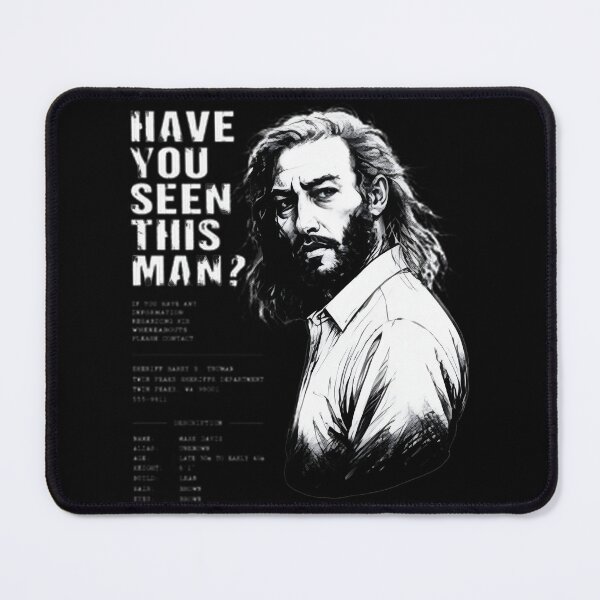 Item preview, Vintage Twin Peaks Seen This Man Art | Best Buy designed and sold by Nightcast22.