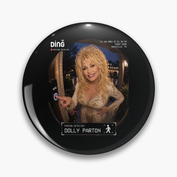 Item preview, Dolly Parton DING Doorbell Camera designed and sold by Aimz Does Stuff.