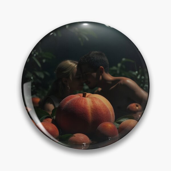 Item preview, Romantic Couple Midnight Peach Harvest Surreal Moody Night Art designed and sold by mijaczeek.