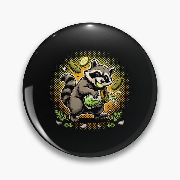 Item preview, Raccoon Eating Pickles Funny Pickle Lover Meme designed and sold by Redgiant87x.