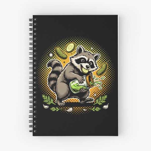 Item preview, Raccoon Eating Pickles Funny Pickle Lover Meme designed and sold by Redgiant87x.