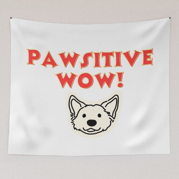 Item preview, Pawsitive Wow Cute Dog Face designed and sold by ExploreAura Studio.