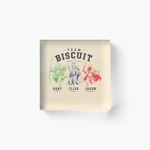 Item preview, TEAM BISCUIT, GARY, JASON, CLIVE, He Who Fights with Monsters designed and sold by BrianOMinard.