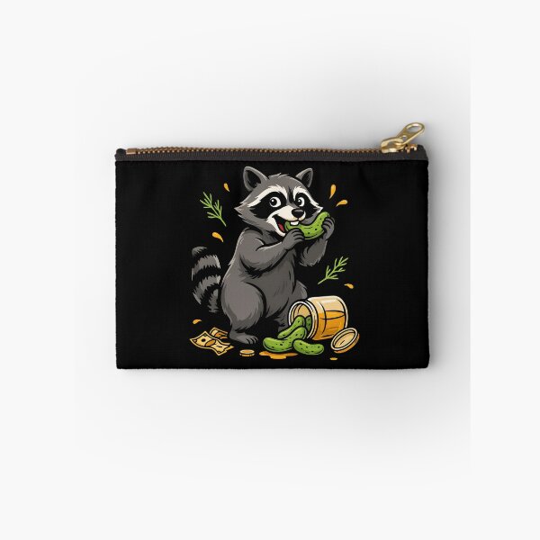 Item preview, Raccoon Eating Pickles Cute Raccoon Meme designed and sold by Redgiant87x.
