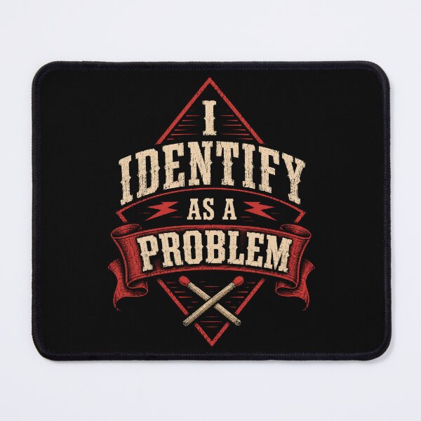 Item preview, Identify as a Problem Retro Vintage Western Quote designed and sold by ROUX-ART.