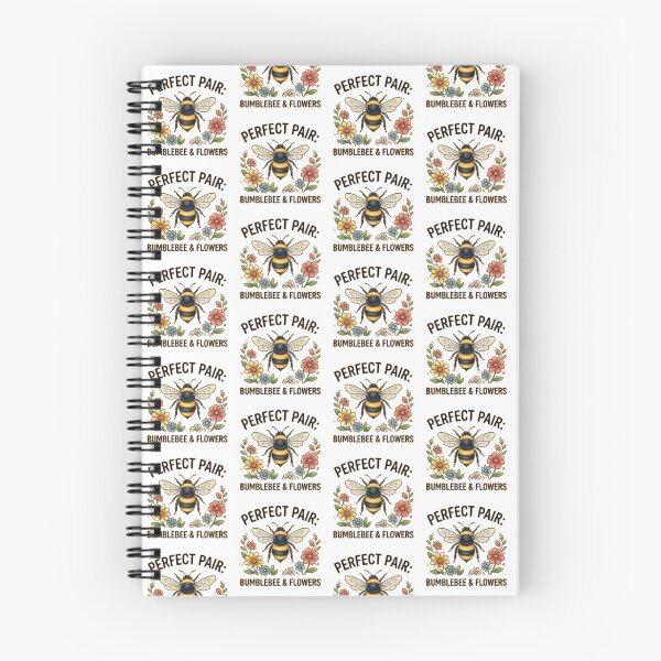 Item preview, Perfect Pair Bumblebee & Flowers — Cute Nature Lover Design designed and sold by Tipsy24.