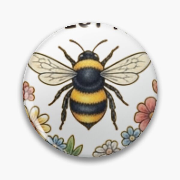 Item preview, Perfect Pair Bumblebee & Flowers — Cute Nature Lover Design designed and sold by Tipsy24.