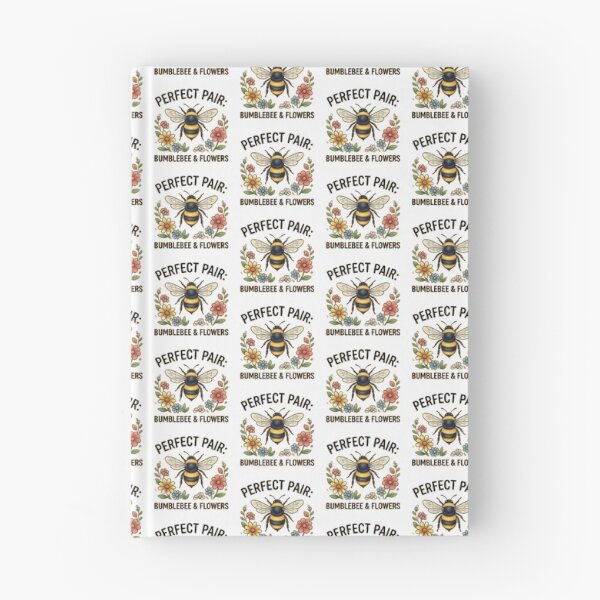 Item preview, Perfect Pair Bumblebee & Flowers — Cute Nature Lover Design designed and sold by Tipsy24.