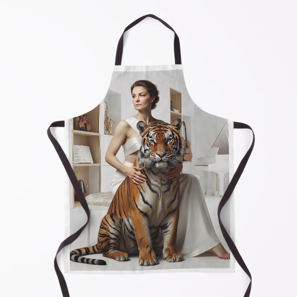 Item preview, Elegance and Power Tiger Art Print designed and sold by AfresStudio.