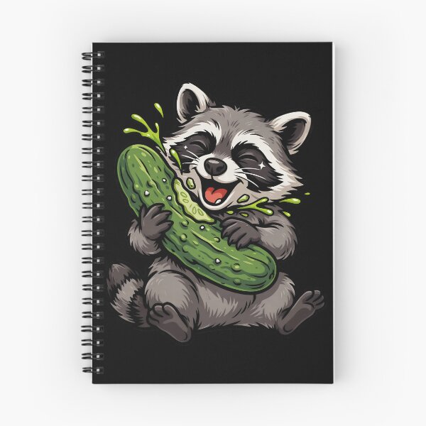 Item preview, Raccoon Eating Pickles Pickle Lover Raccoon Humor designed and sold by Redgiant87x.
