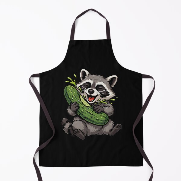 Item preview, Raccoon Eating Pickles Pickle Lover Raccoon Humor designed and sold by Redgiant87x.