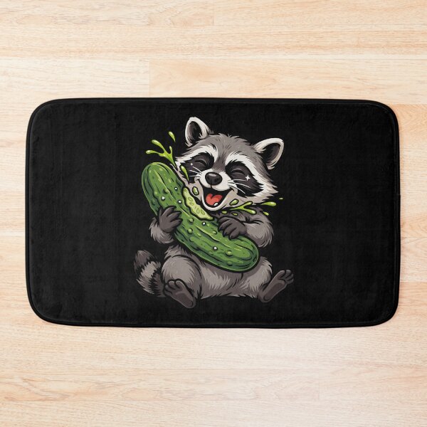 Item preview, Raccoon Eating Pickles Pickle Lover Raccoon Humor designed and sold by Redgiant87x.