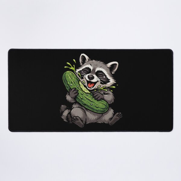 Item preview, Raccoon Eating Pickles Pickle Lover Raccoon Humor designed and sold by Redgiant87x.