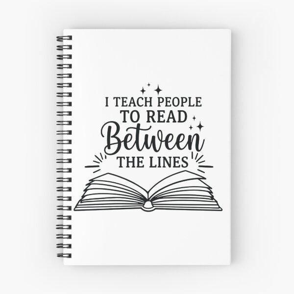 Item preview, I Teach People to Read Between the Lines, English Teacher designed and sold by CloudyPress.
