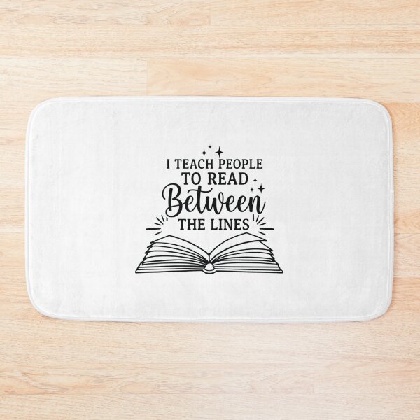 Item preview, I Teach People to Read Between the Lines, English Teacher designed and sold by CloudyPress.