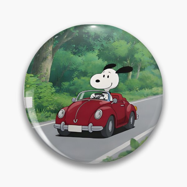 Item preview, Retro Beagle Dog Driving Convertible Car Road Trip Cartoon Adventure | Best Buy designed and sold by usmanbhatti00.