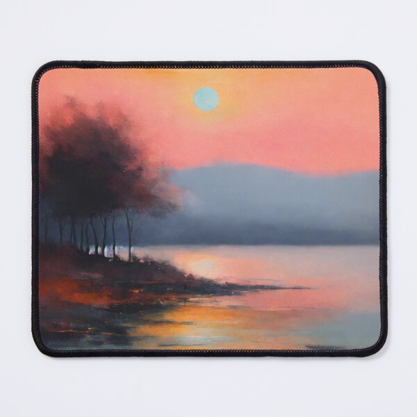 Item preview, Watercolor Sunrise Over the Lake designed and sold by shelteredinside.